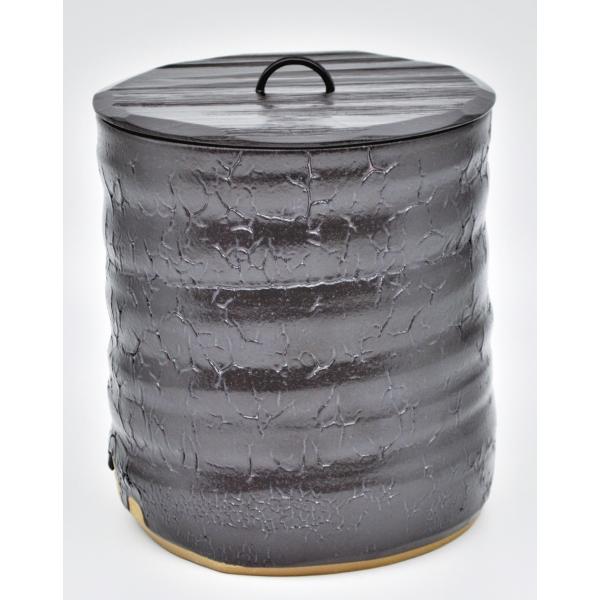 茶道具 水指 瀬戸黒 蔵田光憲 : 茶道具 月香園 - 通販 - Yahoo