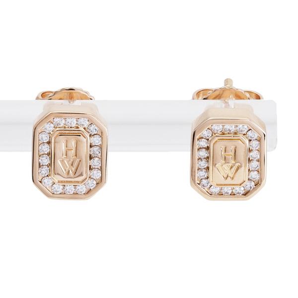 ハリー・ウィンストン（HARRY WINSTON） HWロゴ K18ピンクゴールド