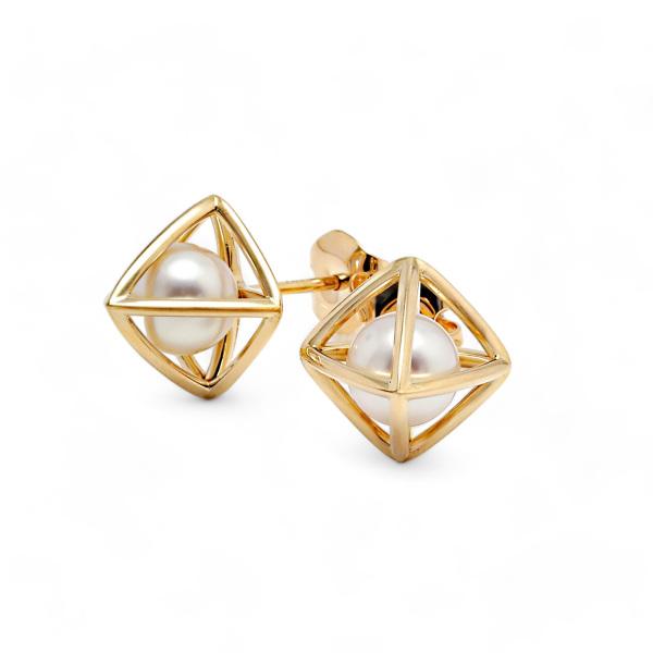 タサキ リファインド リベリオンネオ K18YG イエローゴールド ピアス  