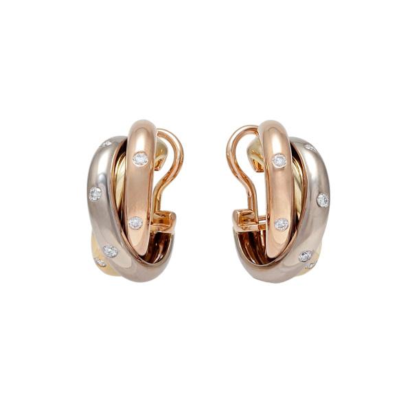 Cartier カルティエ トリニティ K18YG イエローゴールド K18PG ピンク 