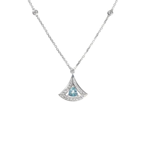【極美品】BVLGĄRI ディヴァドリーム ネックレス ホワイトゴールド BVLGARI（ブルガリ） ディーヴァドリーム K18ホワイトゴールド