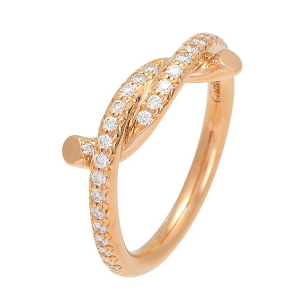 Cartier（カルティエ） アントルラセ K18PG ピンクゴールド リング