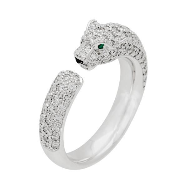 Cartier（カルティエ） パンテール K18ホワイトゴールド リング 中古