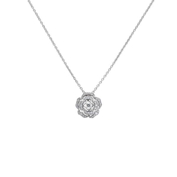 CHANEL（シャネル） カメリア K18ホワイトゴールド ネックレス 中古