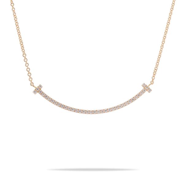 TIFFANY&Co.（ティファニー） T スマイル スモール K18ローズゴールド