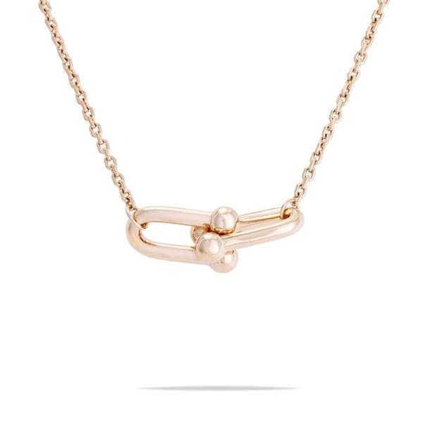 TIFFANY&Co.（ティファニー） ハードウェア スモール ダブルリンク K18