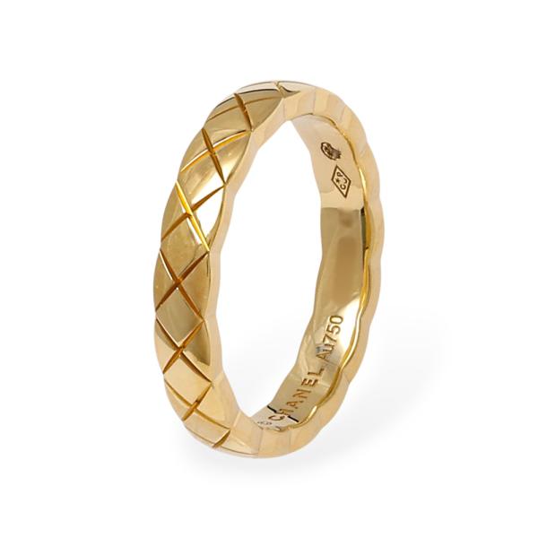 CHANEL（シャネル） ココクラッシュ ミニ K18イエローゴールド リング