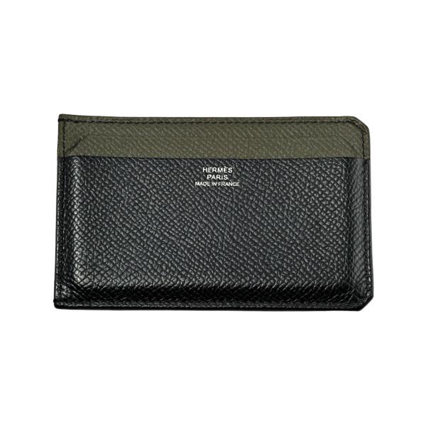 HERMES エルメス シティ 4CC カラーブロックカードホルダー エプソン 