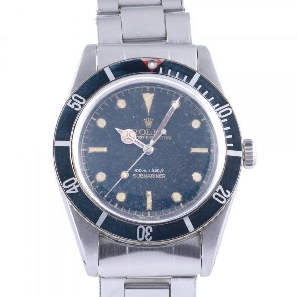 サブマリーナー ロレックス ROLEX 6536 ブラック文字盤 中古 腕時計 