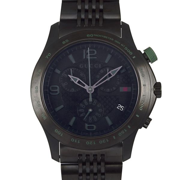 GUCCI (グッチ）腕時計　Gタイムレス /YA126225A GUCCI（グッチ） GUCCI Gタイムレス クロノグラフ YA126225A ブラック