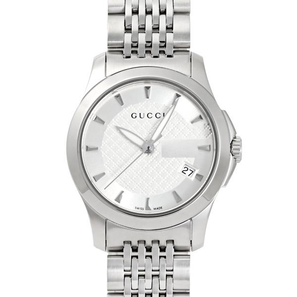 グッチ GUCCI Gタイムレス YA126501 シルバー文字盤 新品 腕時計 レディース