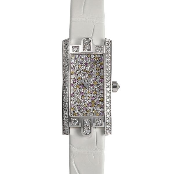 ハリーウィンストン HARRY WINSTON AVCQHM16RR037 アヴェニューCミニ K18PG ダイヤベゼル クォーツ レディース 箱・保証書付き_861658 HARRY WINSTON - ハリーウィンストン HARRY WINSTON AVCQHM16RR037