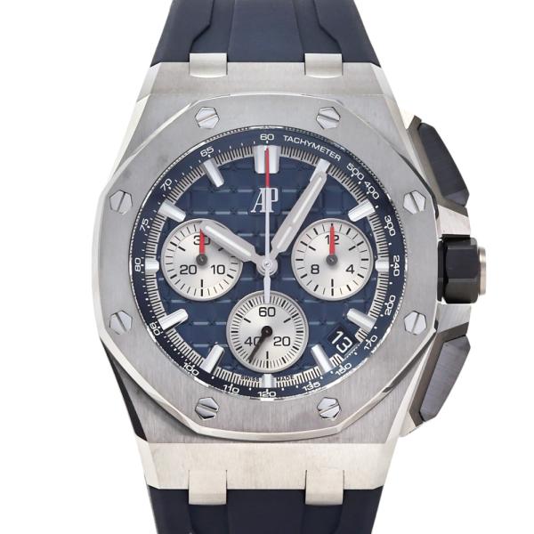 オーデマ・ピゲ AUDEMARS PIGUET ロイヤルオークオフショア クロノグラフ 26420TI.OO.A027CA.01 ブルー チタン 自動巻き メンズ 腕時計 AUDEMARS PIGUET（オーデマピゲ） ロイヤルオーク オフショア クロノ