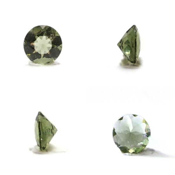 一点物】 モルダバイト ルース 0.4ct チェコ産 天然石 パワーストーン