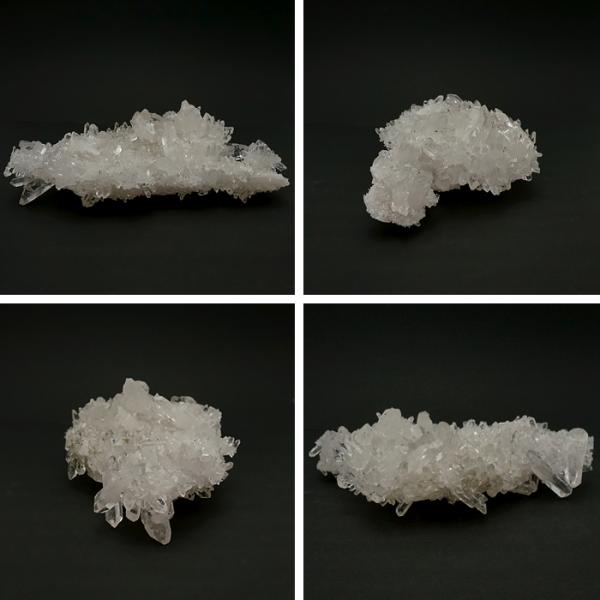 天然石クリスタルクラスター② 一点物】 ゼッカデソーザ水晶 原石 クラスター 621g ブラジル