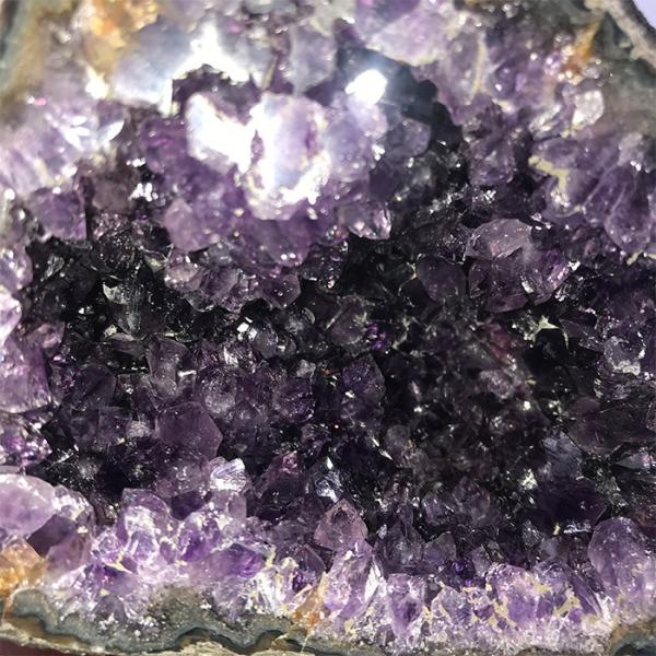 ☘️アメジストドーム❤︎ パワーストーン 紫水晶 天然石 アメジスト ドーム 約4.35kg AA 紫水晶 ジオード カペーラ 晶洞