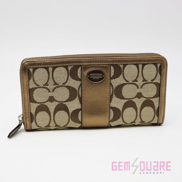 COACH 【値下げ交渉可】COACH コーチ アコーディオンジップ 長財布  