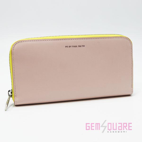 PSバイポールスミス ラウンドファスナー財布 ピンク 未使用品 4609 Paul Smith（ポール・スミス） 【値下げ交渉可】PSバイポールスミス