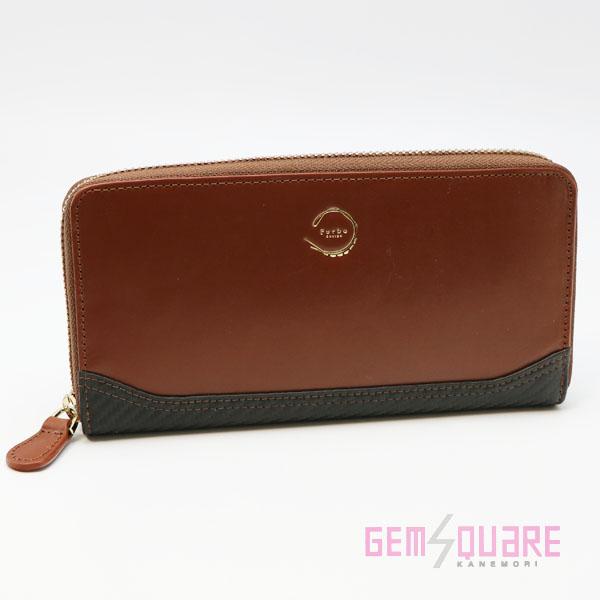 バーバリー エルモア 長財布 白黒茶 キャンバス カーフ 未使用品 8044349 