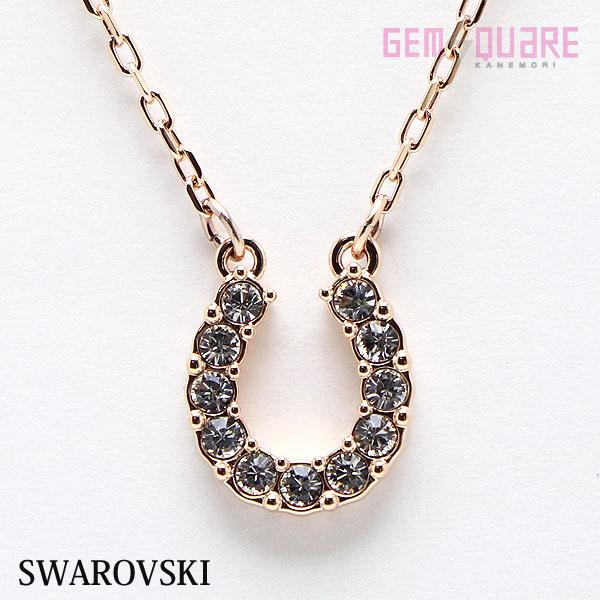 ストレッチドビー スワロフスキー Towards ネックレス ローズゴールド