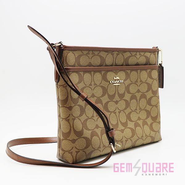 コーチ COACH シグネチャー ショルダー バッグ PVCキャンバス カーフ 中古 29210 COACH（コーチ） 【値下げ交渉可】コーチ シグネチャー ショルダー