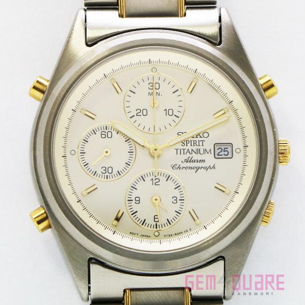 SEIKO セイコー SPRIT 7T32-6000 TI 腕時計 SEIKO（セイコー） 【値下げ交渉可】SEIKO スピリット クロノグラフ