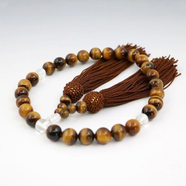 玉のサイズ：約10ｍｍ房の長さ：約90ｍｍお数珠はお葬式や法事、お墓参りの時に必要な仏具です。常に持っていれば、いざという時でも安心ですよね。また、お数珠は合掌する手に掛け、仏さまと心を通い合わせる大切な法具でもあります。＊注意事項〜房につ...