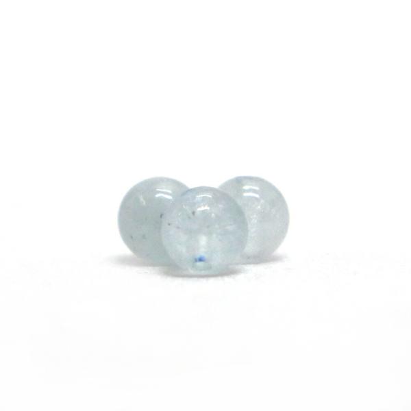パワーストーン 天然石 ビーズ 1粒売り アクアマリン 丸玉 4mm