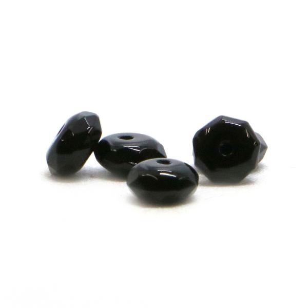 パワーストーン 天然石 ビーズ 1粒売り オニキス ボタンカット 3×6mm