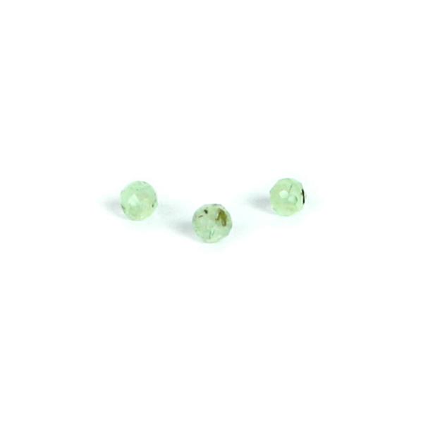 パワーストーン 天然石 ビーズ 1粒売り プレナイト カット 4mm