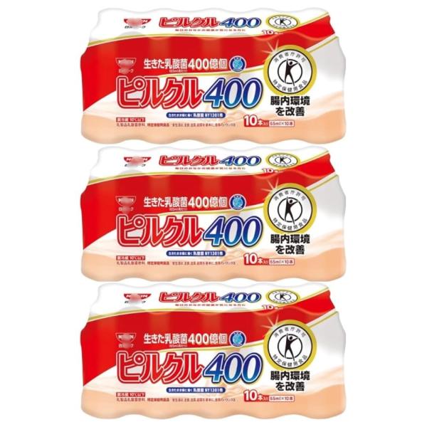 [3個]冷蔵 日清ヨーク ピルクル400 65ml 10P×3個