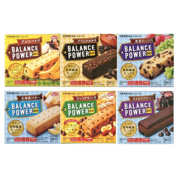 バランスパワービッグ 6種類×4本入 食べ比べセット