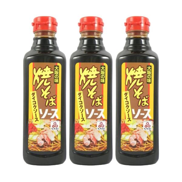 [3本] 大黒屋 大阪の味 焼そばソース500ｍｌ×3本 大阪 土産 関西