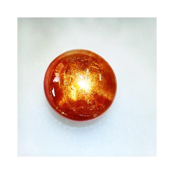 サンストーン 右12mm 18,000円 左13mm 21,000円 サンストーン カボション 21.05ct ルース : gem-ichinoseYahoo