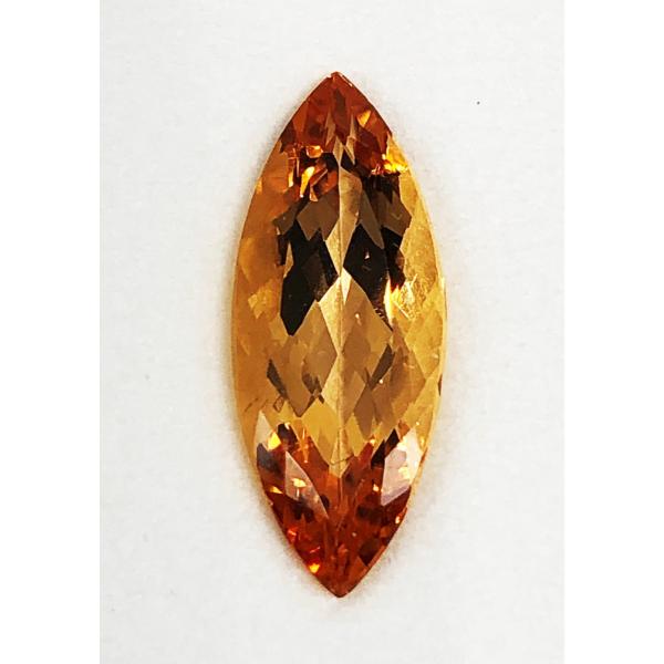 インペリアルトパーズ マーキスカット 3.54ct ルース : gem 