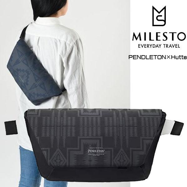 未使用アウトレット　 MILESTOミレスト ボディバッグ　ショルダーバッグ　MLS643-BL　ブラック黒　男女兼用