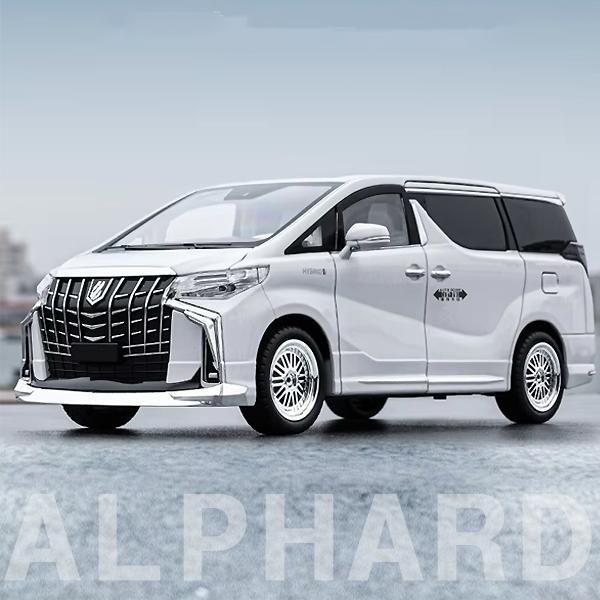 トヨタ　30 アルファード　1/18 ドア&ライト全稼働　リアル　白　ホワイト 1/18 アルファード ALPHARD 30系後期 ホワイト ホイール ドア開閉