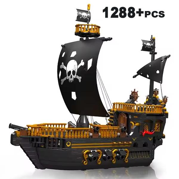 GULL 海賊 パイレーツ カモメ船 デザイン 1288ピース レゴ互換品
