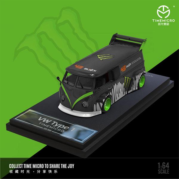 1/64 TIMEMICRO フォルクスワーゲン バン VW T1 MONSTER ENERGY