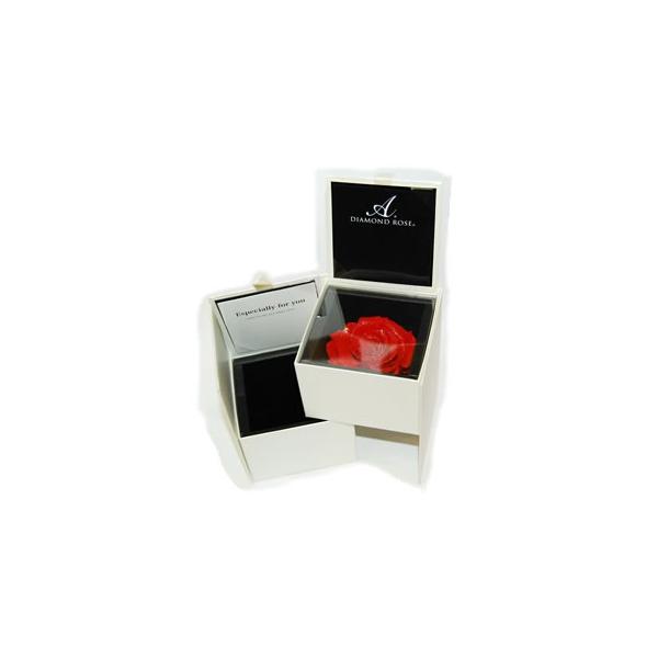 永遠の輝きのダイヤモンドと永遠に枯れないプリザーブドフラワーのコラボレーションケース。