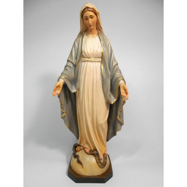 【未使用】マリア像　高さ５1cm 彫刻　無原罪の聖母像　置物　キリスト教 未使用】マリア像 高さ51cm 彫刻 無原罪の聖母像 置物 キリスト教