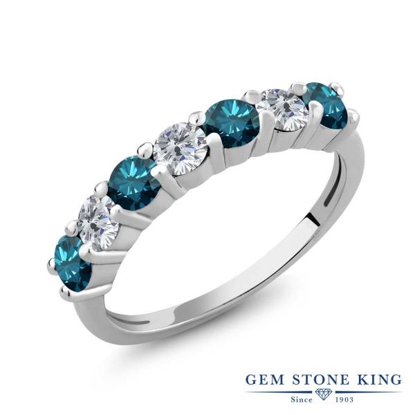指輪 レディース リング 天然 ブルーダイヤモンド 天然石 4月 誕生石 プレゼント 女性 ブランド