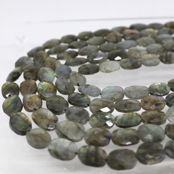 天然石　ラブラドライト　オーバルカット　13mm×10mm