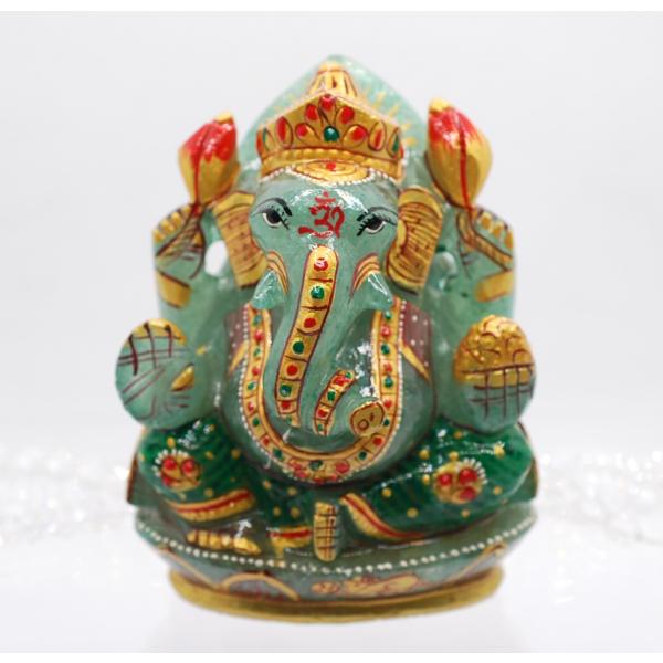 鼻がクルクルしたお鼻のクリスタルガネーシャ神様 鼻がクルクルしたお鼻のガネーシャ神様 : ジェムストーン甲府