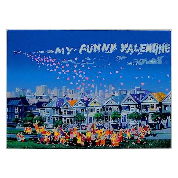 ヒロ・ヤマガタ【飛行機雲】シルクスクリーン／直筆サイン入り／新品