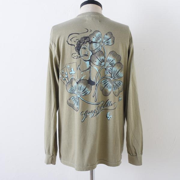 GANGSTERVILLE（ギャングスタービル） SHAMROCK LADY L/S T-SHIRTS 