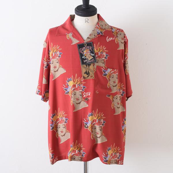 GANGSTERVILLE アロハシャツ M GANGSTERVILLE ギャングスタービル キューバシャツ オープンカラー