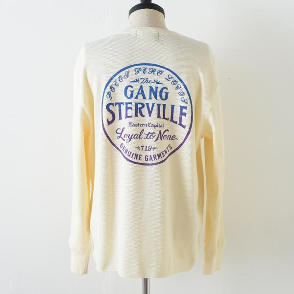 GANGSTERVILLE（ギャングスタービル） CIRCLE SIG - L/S T-SHIRTS WHT