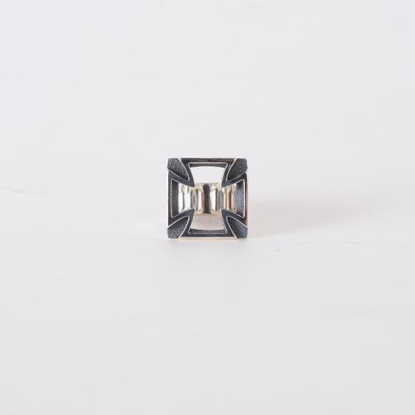 WEIRDO　 JEWELRY　ウィアード　ジュエリー　アイアンクロス　21号 WEIRDO サイズ25,27号 ウィアード CROSS RING SILVER925