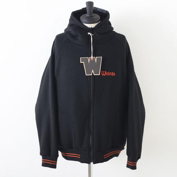 WEIRDO（ウィアード） ウィア−ド Weirdo - ZIP HOODIE BLACK ボア